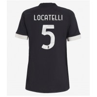 Stroje piłkarskie Juventus Manuel Locatelli #5 Koszulka Trzeciej dla damskie 2023-24 Krótki Rękaw